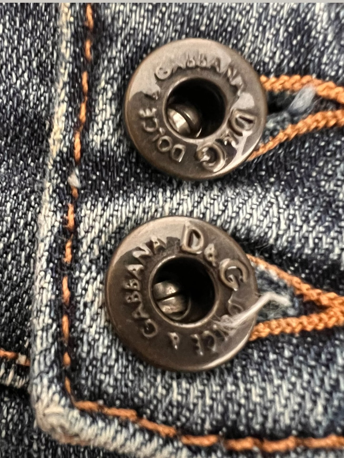 D&G Dolce & Gabbana Y2K Blue Denim Mini Skirt – Size 26